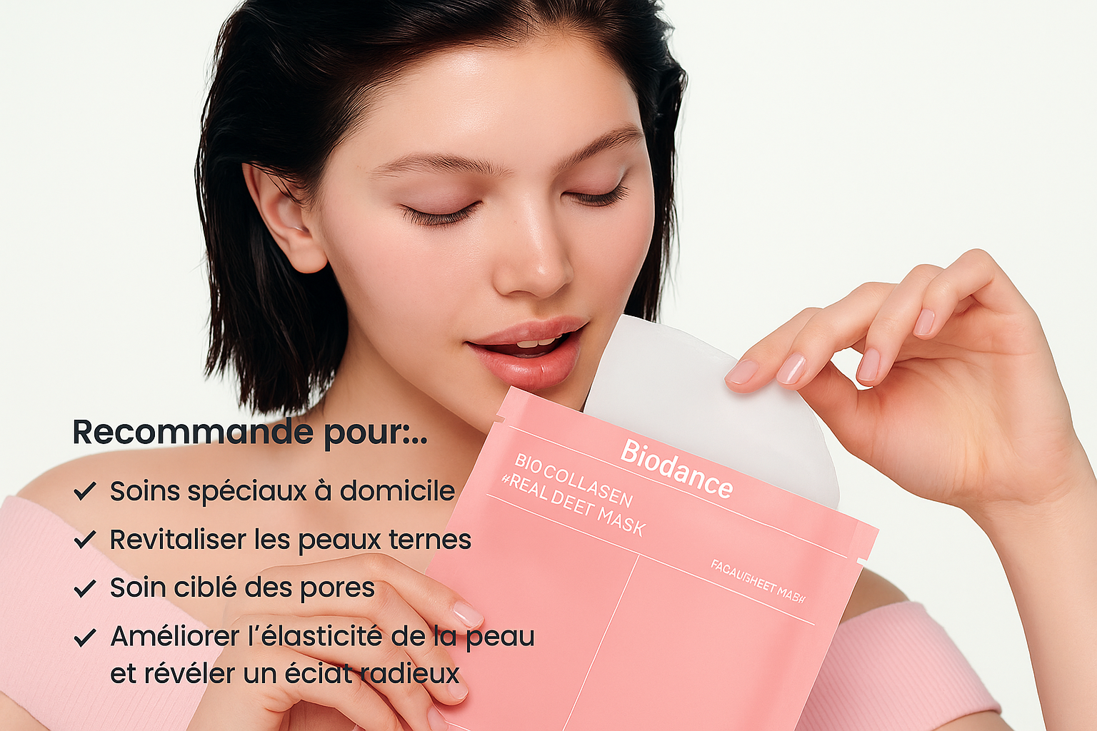 Masque profond au véritable collagène bio