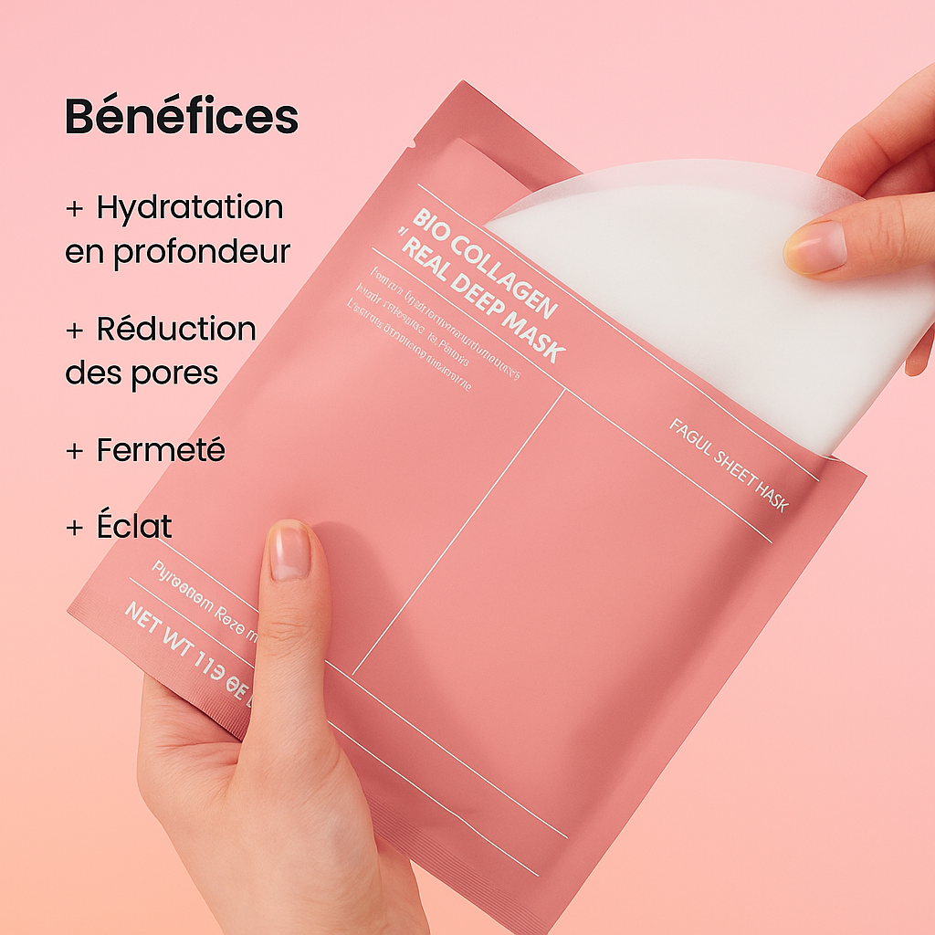Masque profond au véritable collagène bio