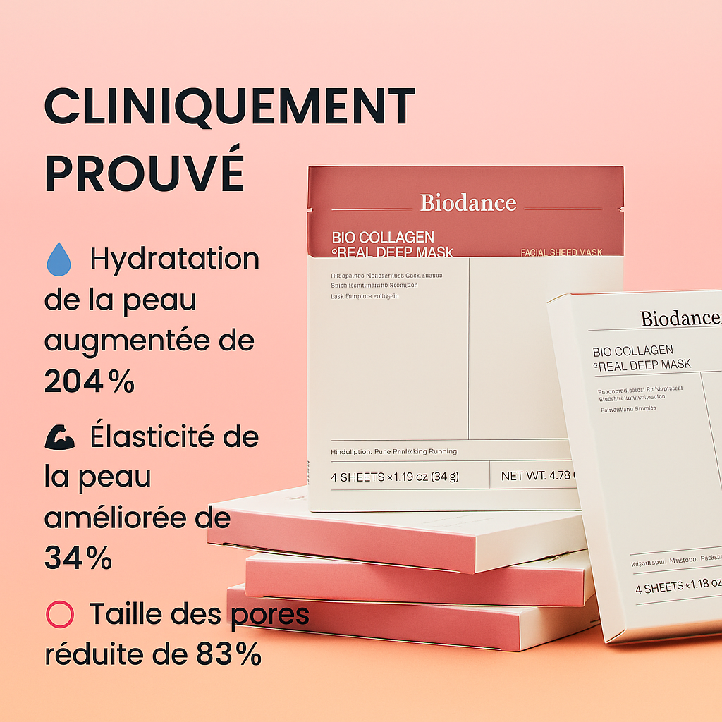 Masque profond au véritable collagène bio